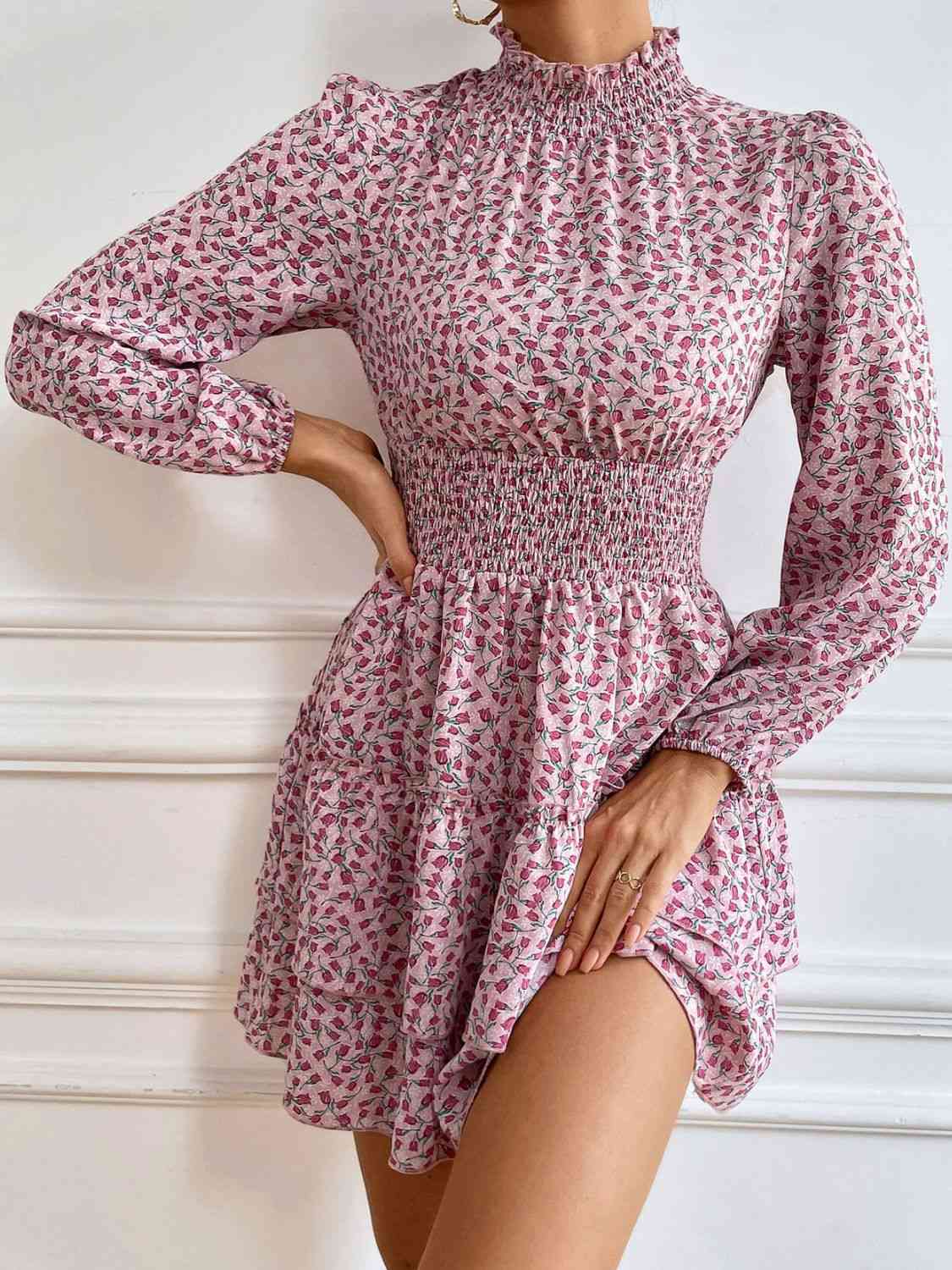 dresses, casual dresses, turtleneck dress,  mock neck dress, casual dresses, long sleeve floral dress, sewxy casual dresses, mock neck long sleeve dress, puff dress, ruffle dress with long sleeve, popular dresses,, light dresses, casual day dress, womens clothing, womens fashion, outfit ideas, school clothes, clothes for teens