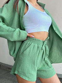 clothes, womens clothes, sets, short and top set, green clothes, cute clothes, lounge wear, popular, comfortable clothes for women, gift ideas, outfit ideas