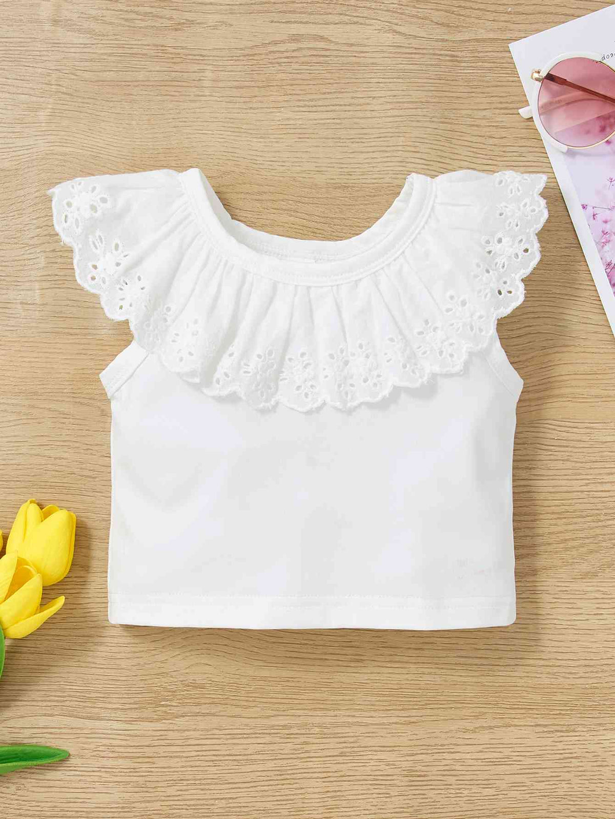 Round Neck Tank and Bloomers Set Baby Girl Fashion Clothing and Gifts Outfit matching Set