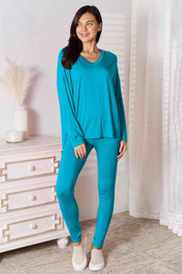 Matching Fashion Set Long Sleeve T Shirt and Pants Casual Lounge Set Petite and Plus Size Fashion