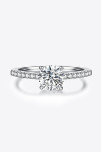 1 Carat Moissanite 925 Sterling Silver Engagement Ring and Fashion Luxury Statement Rings