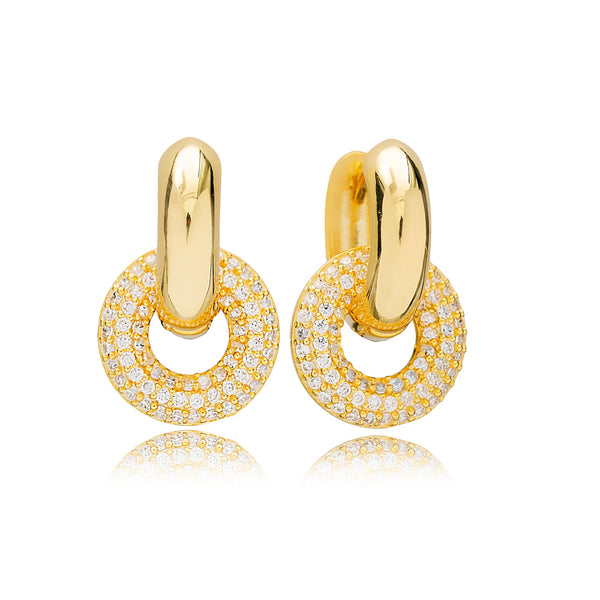 Cue earring, popular earrings, shopping in Miami, jewelry store in brickell, shopping in Miami, gold earrings  