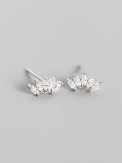 crown earrings sterling silver diamond CZ Kesley Boutique many earrings one ear second hole earrings sterling silver water resistant 