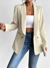 Open Front Long Sleeve Blazer