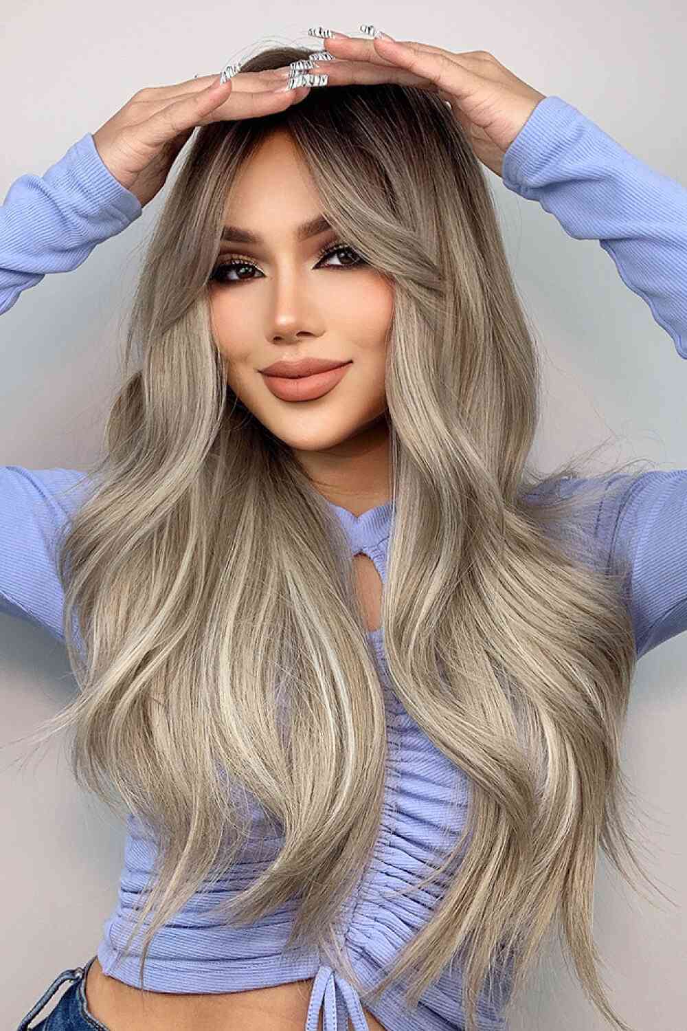 Long Wave Wigs 26 inches Wavy Hair Synthetic