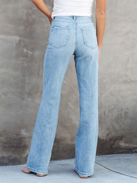 jeans, womens jeans, women bottoms, straight leg jeans, blue jeans, washed out jeans, casual jeans, plain jeans, womens bottoms 