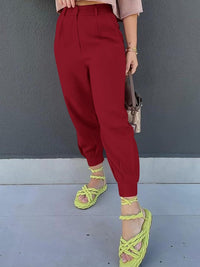 High Waisted Cropped Trouser Pants for Ladies  Dress Pants