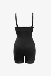 Womens Shapewear Under-Bust Shaping Bodysuit Zip Up Small and Plus Size