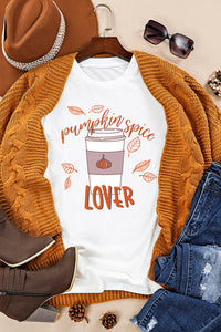 PUMPKIN SPICE LOVER Graphic T-Shirt