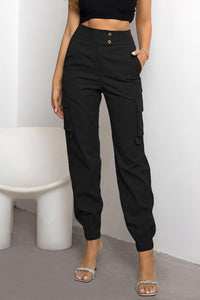 Women's High Waist Cargo Pants