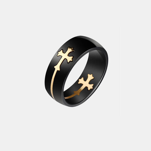 rings, mens rings, black rings, band rings, mens jewelry, cross jewelry, jewelry with crosses, ring, black ring, nice rings for men, cool rings, mens jewelry