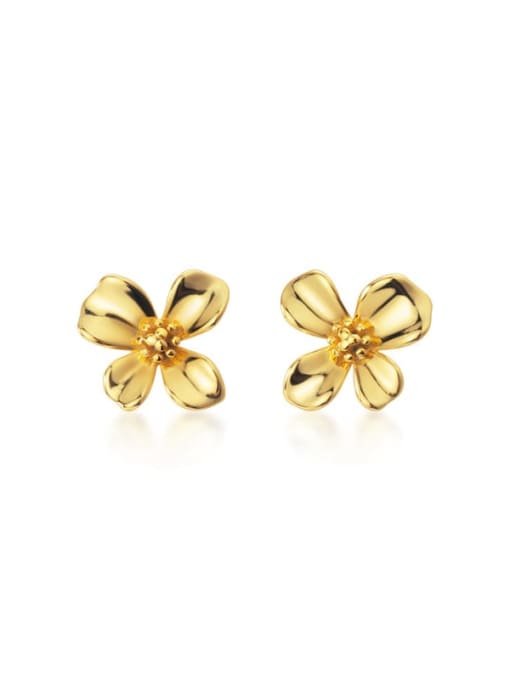 Earrings, gold plated, sensitive ears, luxury designer, flower earrings studs, statement earrings, gold plated. Unique, trending, lightweight for sensitive ears Kesley Boutique 