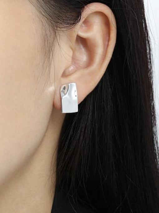 statement earrings silver, .925 sterling silver post waterproof earrings=, influencer style. Jewelry store in Brickell Kesley Boutique