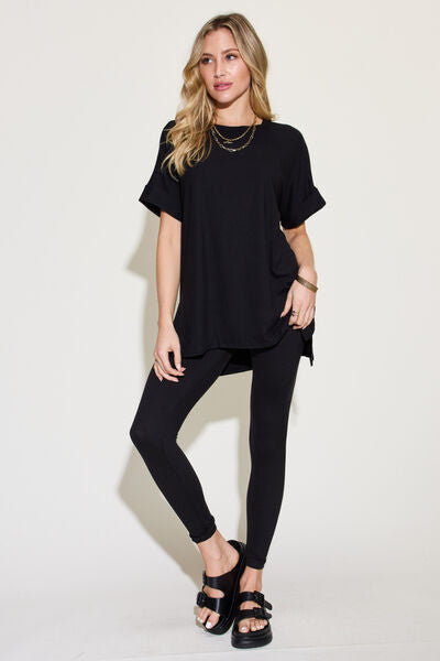 t shirt, black t shirts, womens clothing, black shirts, short sleeve shirt, leggings, fashion set, outfit sets, black women's clothing, cute clothes, nice clothes, womens fashion, loungewear set, pajama set, womens pajamas, cute pajamas, comfortable pajamas, black clothing, cute outfits, casual clothing , womens top, womens blouse, womens shirts 