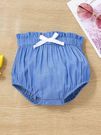 Round Neck Tank and Bloomers Set Baby Girl Fashion Clothing and Gifts Outfit matching Set