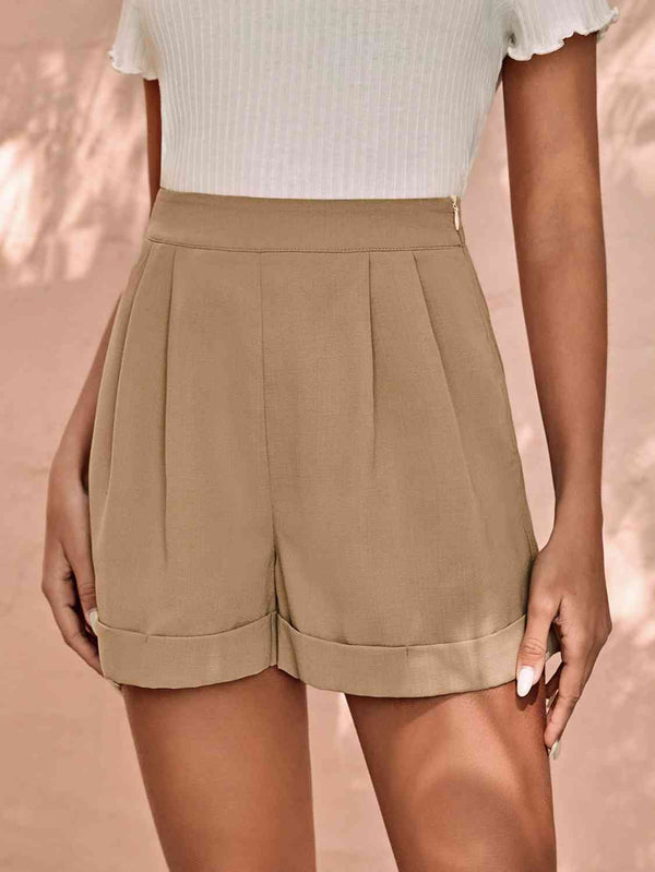 shorts, womens shorts, trouser shorts, nude shorts, womens bottoms