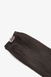 Indian Human Hair Clip-in Hair Extensions 20 inches long Straight Hair   120g