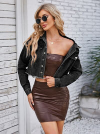 Jackets, outerwear, women’s fashion, cute clothes, women’s clothing, black jacket, black outerwear, casual outerwear, denim jacket, casual denim jackets