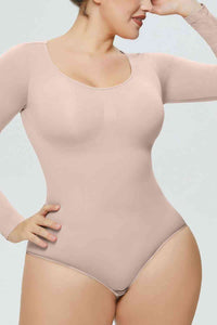 Long Sleeve Shaping Bodysuit Plus Size and petite