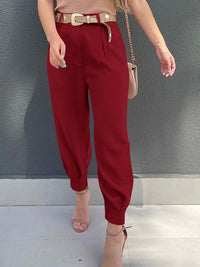 High Waisted Cropped Trouser Pants for Ladies  Dress Pants