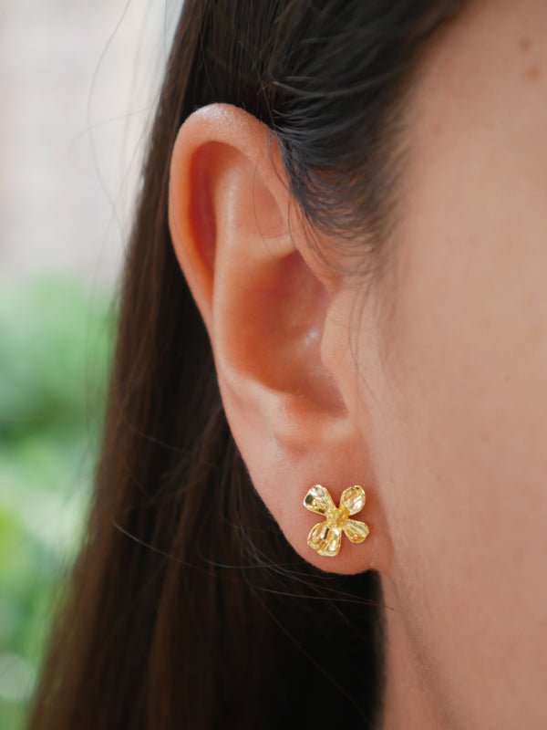 earrings, gold earrings, sterling silver earrings, stud earrings, gold plated earrings,  gold earrings studs, hypoallergenic earrings, waterproof dainty, statement earrings, gold plated, flower earrings, designer, luxury, unique plain studs, cute, popular earrings Kesley Boutique, festival earrings, .925 sterling silver, statement earrings, fashion jewelry, fine jewelry, gold stud earrings, Flower earrings, gold earrings