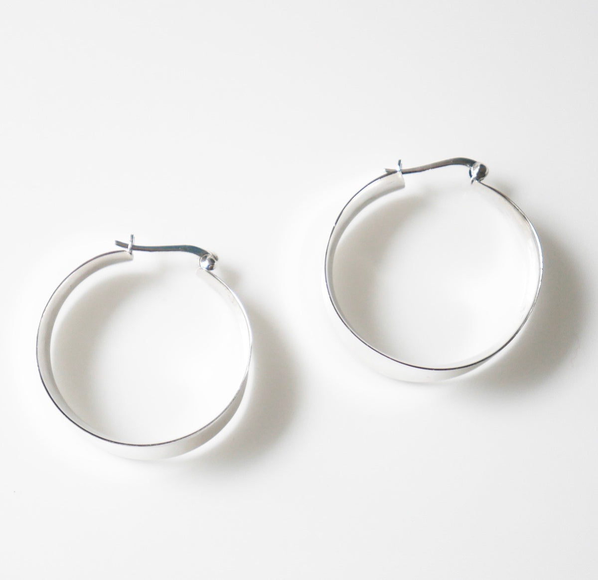 Bohemian Hoop .925 Sterling Silver Earrings