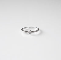 Princess Cut Little Sparkle Ring