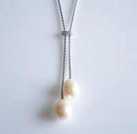 Vintage Generation Lariat Pearl Necklace