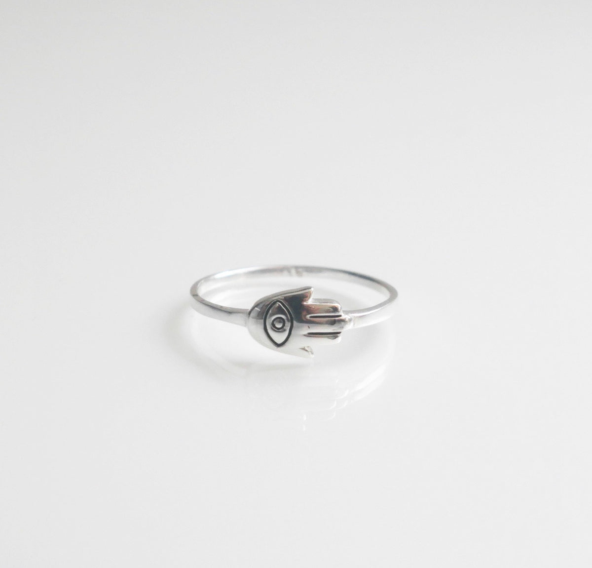 Little Hamsa Eye Ring