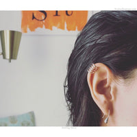 Ear Crawler in sterling silver by Kesley Boutique