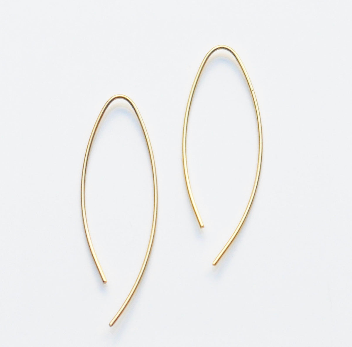 GirlTalk Gold Wire Earrings