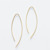 GirlTalk Gold Wire Earrings