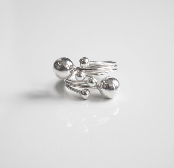 Classic Caviar .925 Sterling Silver Ring