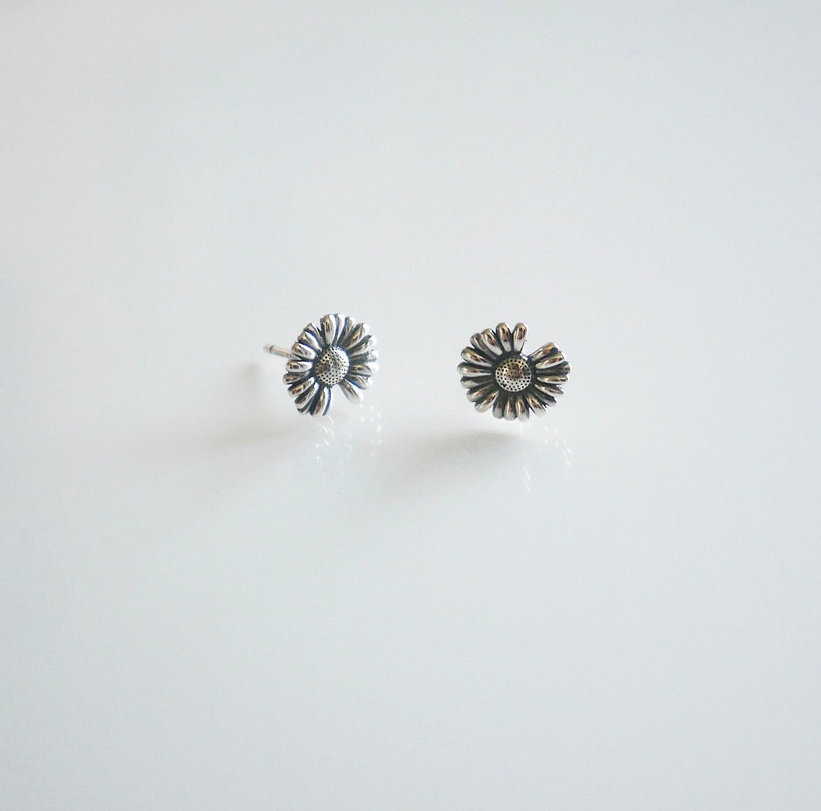 Rustic Flower Post Earrings