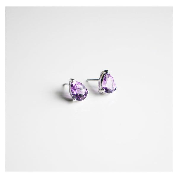 In the City Amethyst Earrings