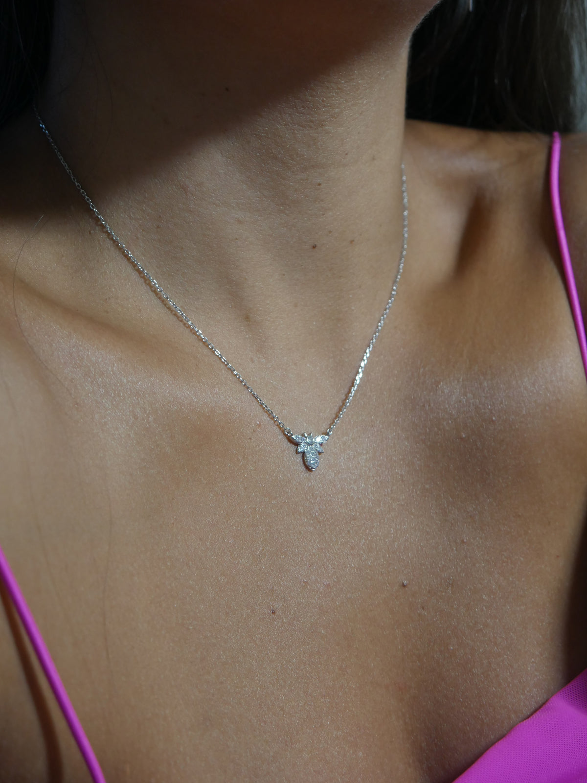 Dainty Statement Necklaces, .925 Sterling Silver Hypoallergenic Waterproof Everyday Casual Necklace