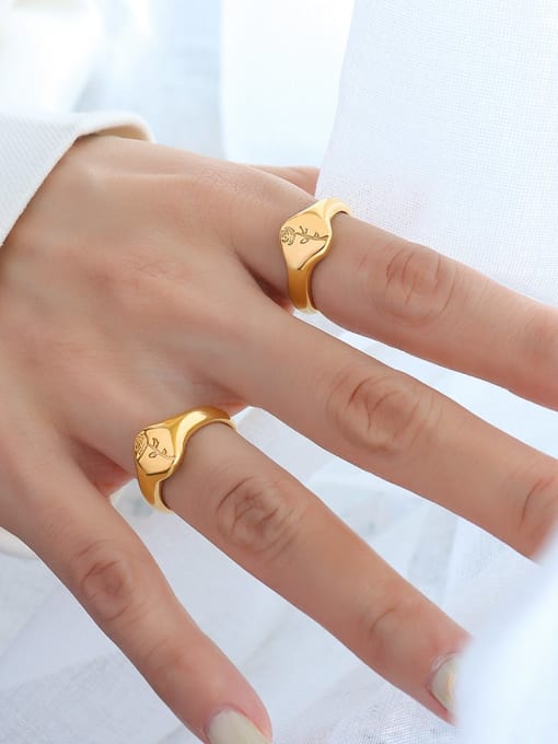 gold plated rings, waterproof, designer, luxury, unisex, pinky rings, signet style rings, influencer fashion, rings for men, rings for woman, rose ring, stainless steel rings, unisex, festival fashion, festival ring ideas, cute and popular jewelry and rings 